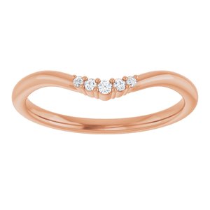 .04 Ctw Natural Diamond Matching Band