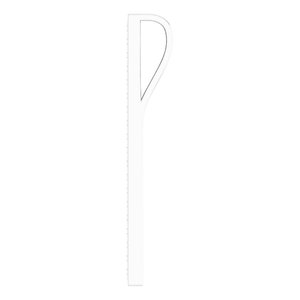 14K White Gold 1/5 CTW Natural Diamond Vertical Bar Pendant