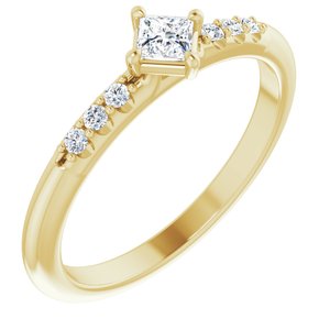 Accented Stackable Ring