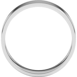 Sterling Silver 6 mm Ultra-Lightweight Flat Band Size 13