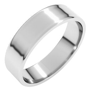 Sterling Silver 5 mm Ultra-Lightweight Flat Band Size 13