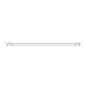 14K White Gold 1/4 CTW Natural Diamond Bar Necklace Center