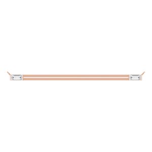 14K Rose Gold 1/4 CTW Natural Diamond Bar Necklace Center