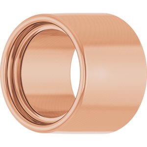 18K Rose Gold 2.5 mm Round Bezel Setting