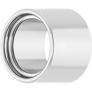 14K X1 White Gold 2.5 mm Round Bezel Setting