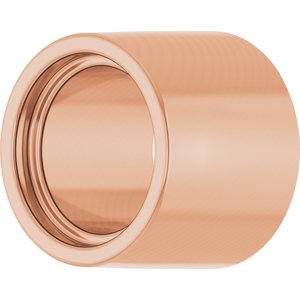 10K Rose Gold 2 mm Round Bezel Setting