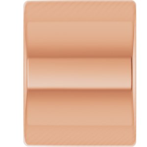 10K Rose Gold 2.25 mm Round Bezel Setting