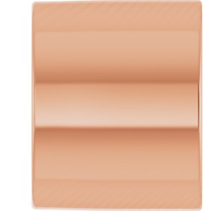 18K Rose Gold 2 mm Round Bezel Setting