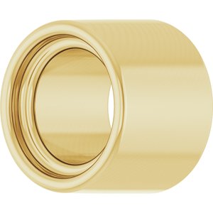 14K Yellow Gold 2.25 mm Round Bezel Setting