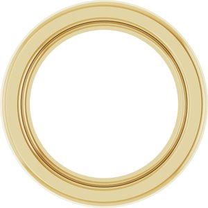 18K Yellow Gold 1.75 mm Round Bezel Setting