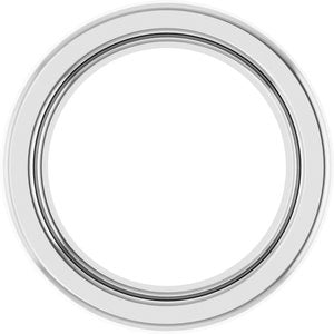 14K White Gold 1.75 mm Round Bezel Setting