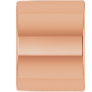 14K Rose Gold 2.5 mm Round Bezel Setting