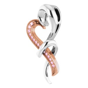 Accented Heart Pendant