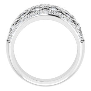 14K White Gold 1 CTW Natural Diamond Ring