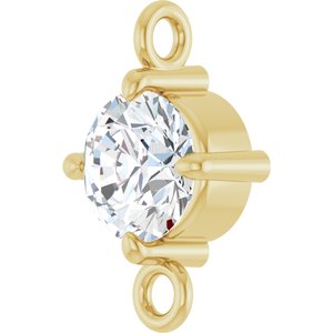 14K Yellow Gold 1/3 CT Lab Grown Diamond Link