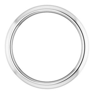 14K X1 White Gold 3 mm Round Low Bezel Setting