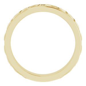 14K Yellow .06 CTW Natural Diamond Eternity Band Size 7