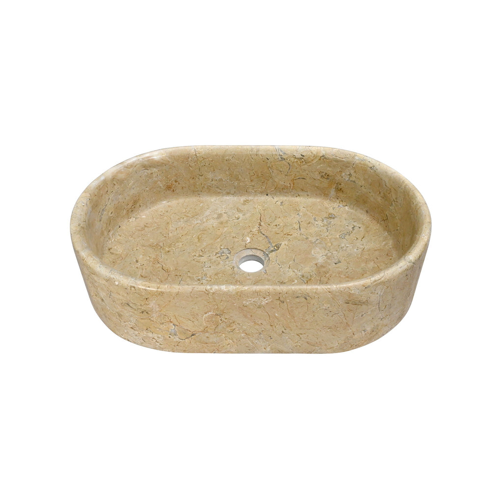 Bathroom Vessel Sink, Semi Polished Surface