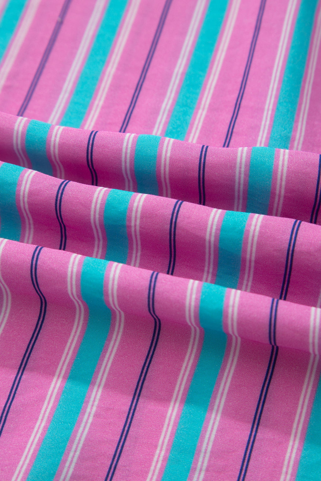 Stripe Dolman Short Sleeve Blouse & Short Set