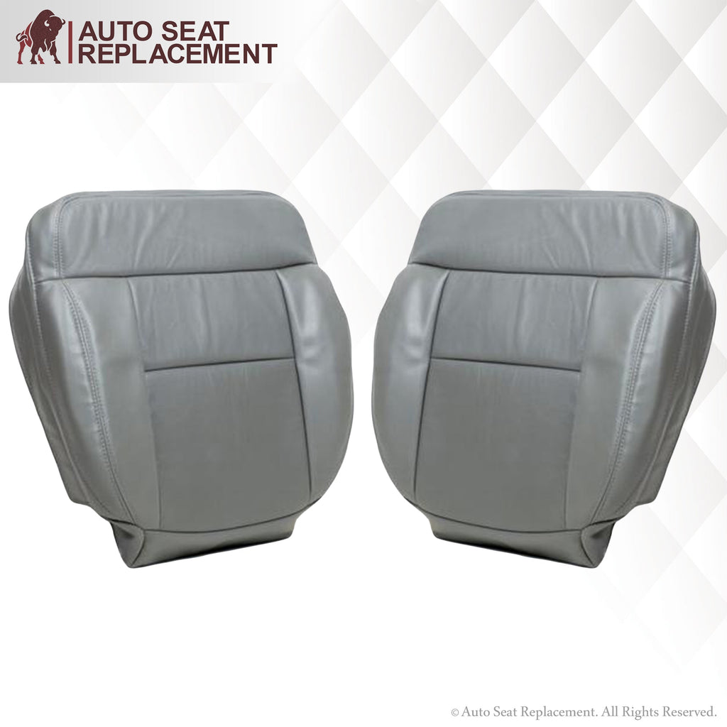 2004-2008 Ford F150 Seat Cover in Gray: Choose Leather or Vinyl