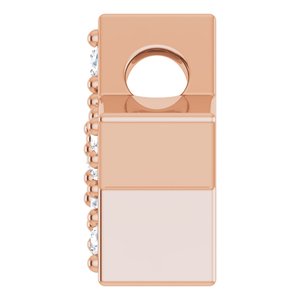 14K Rose Gold .04 CTW Natural Diamond Star Pendant