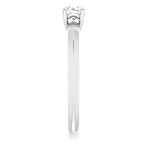 Continuum Sterling Silver 4.1 mm Round Ring Mounting – image 7