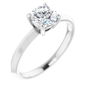 Continuum Sterling Silver 6 mm Round Ring Mounting
