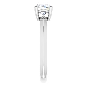 Sterling Silver 6 mm Round Ring Mounting – image 7