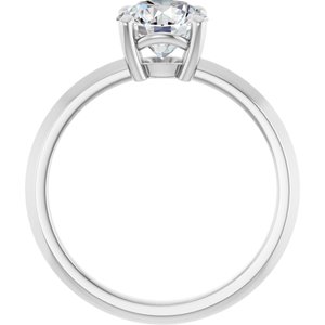 Platinum 7 mm Round Ring Mounting – image 3