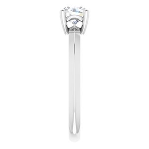 Sterling Silver 5.5 mm Round Ring Mounting – image 7
