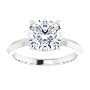 Platinum 8.2 mm Round Ring Mounting – image 5