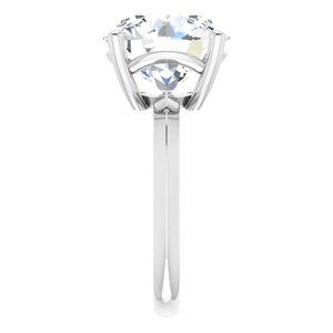 Continuum Sterling Silver 12 mm Round Ring Mounting – image 7