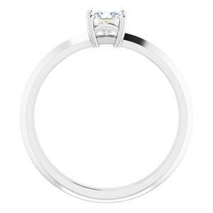 Continuum Sterling Silver 4 mm Square Ring Mounting – image 3