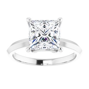 Platinum 7.5 mm Square Ring Mounting – image 5