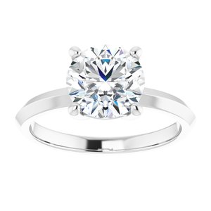 Platinum 8 mm Round Ring Mounting – image 5