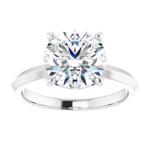 Continuum Sterling Silver 9 mm Round Ring Mounting – image 5
