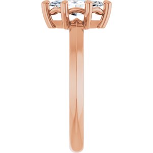 10K Rose Gold 9x4.5 mm Marquise Ring Mounting – image 7