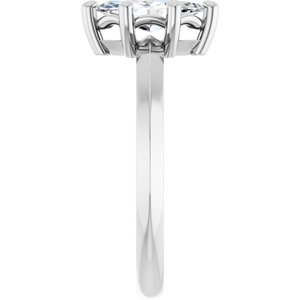 Platinum 9x4.5 mm Marquise Ring Mounting – image 7