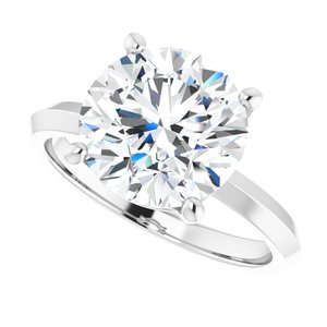 Continuum Sterling Silver 10 mm Round Ring Mounting – image 8