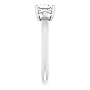Continuum Sterling Silver 5 mm Square Ring Mounting – image 7