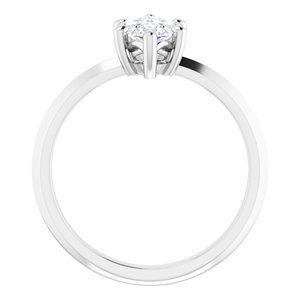 Sterling Silver 10x5 mm Marquise Ring Mounting – image 3