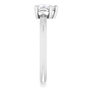 Continuum Sterling Silver 6x4 mm Pear Ring Mounting – image 7