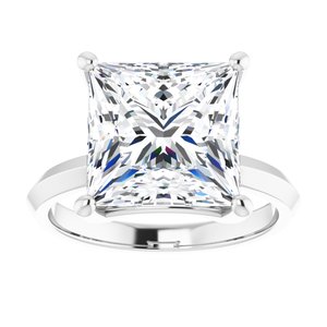 Continuum Sterling Silver 10 mm Square Ring Mounting – image 5
