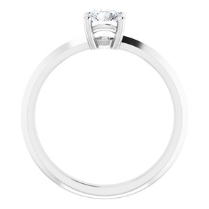 Continuum Sterling Silver 5.2 mm Round Ring Mounting – image 3