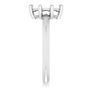 Platinum 8x4 mm Marquise Ring Mounting – image 6