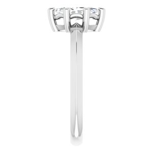 Platinum 8x4 mm Marquise Ring Mounting – image 5