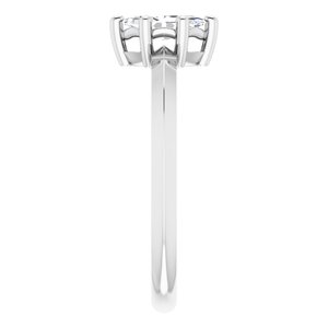 10K White Gold 7x3.5 mm Marquise Ring Mounting – image 7
