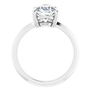 Sterling Silver 12x8 mm Pear Ring Mounting – image 3
