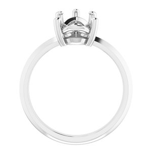 Sterling Silver 12x8 mm Pear Ring Mounting – image 4