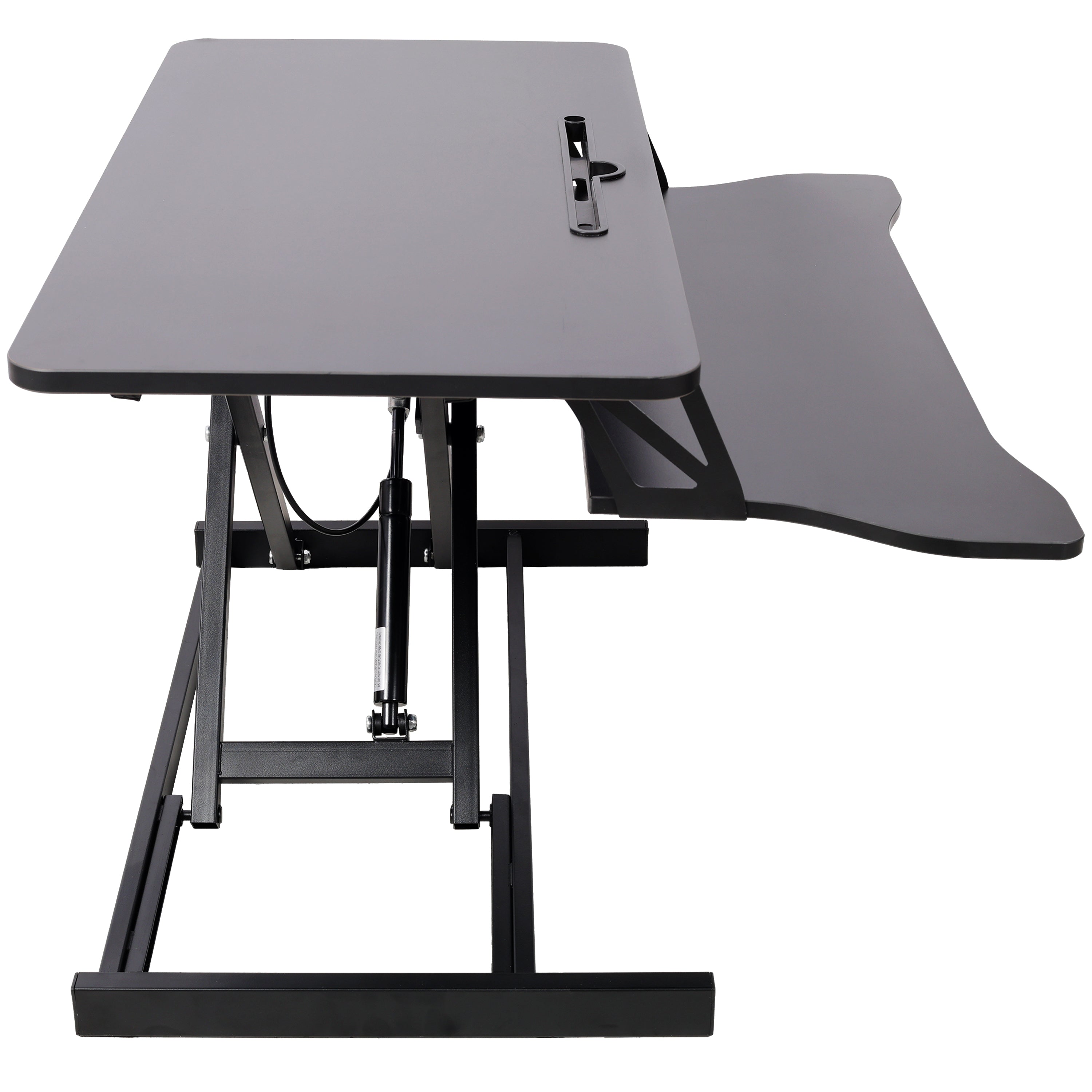 Adjustable Height Standing Laptop Desk,Adjustable Sit to Stand Up Workstation  with Keyboard Tray,Black